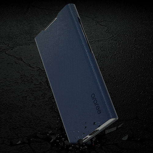 araree Galaxy S22 Ultra BONNET DIARY STAND アッシュブルー AR22442S22UBL