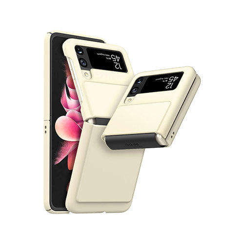 araree Galaxy Z Flip 3 Aero Flex スマートケース クリーム AR23129GZFP3