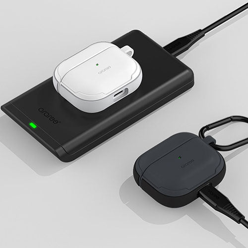 araree ハイブリッドケース for AirPods (第3世代) DUPLE ブラック AR23130AP3
