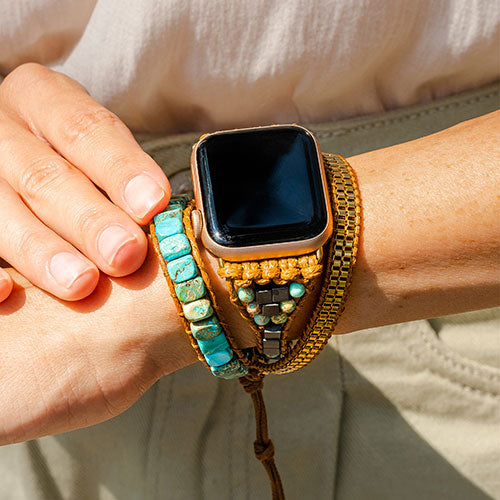 CAPE DIABLO Apple Watch用バンド ターコイズエナジー for Apple Watch 38-45mm Sサイズ CD23475AW