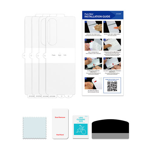 araree Galaxy Z Fold3 デバイス保護フィルム PURE SKIN クリア(2セット入り) AR23478GZFD3