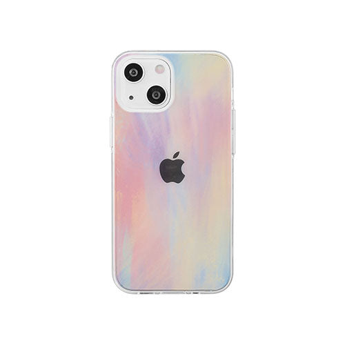 AKAN ソフトクリアケース for iPhone 14 パステルピンク 背面カバー型 AK23506i14