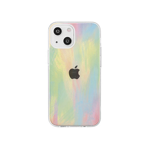 AKAN ソフトクリアケース for iPhone 14 パステルグリーン 背面カバー型 AK23507i14
