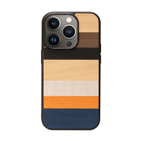 Man & Wood 天然木ケース for iPhone 14 Pro Max Province 背面カバー型 I23645i14PM