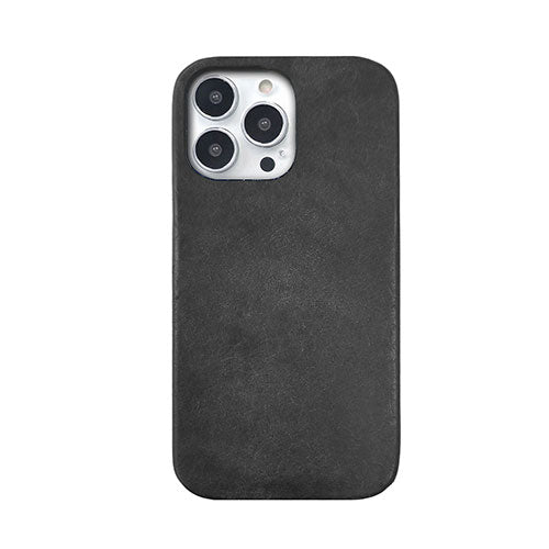 abbi SIGNATURE MARGOTイタリアンレザーバックカバー for iPhone 14 Pro ブラック 背面カバー型 ABS24066i14PBK