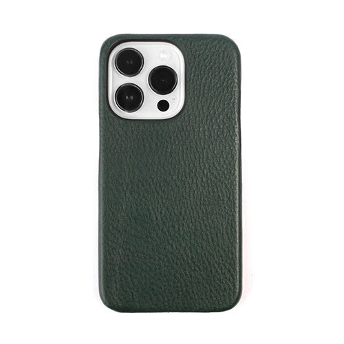 abbi SIGNATURE VINTAGE イタリアンレザーバックカバー for iPhone 14 Pro グリーン 背面カバー型 ABS24075i14PGR