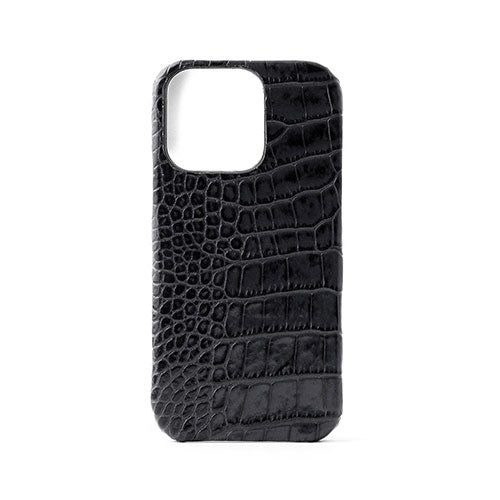 abbi SIGNATURE LIPARI イタリアンレザーバックカバー for iPhone 14 Pro Max ブラック 背面カバー型 ABS24093i14PMBK