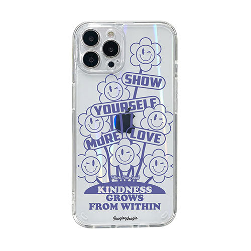 BOOGIE WOOGIE オーロラケース for iPhone 14 Pro Very Peri 背面カバー型 BW24113i14P