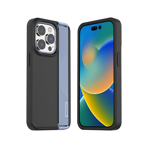 araree ハンドストラップケース BOAT for iPhone 14 Pro スカイブルー 背面カバー型 AR24683i14PBL
