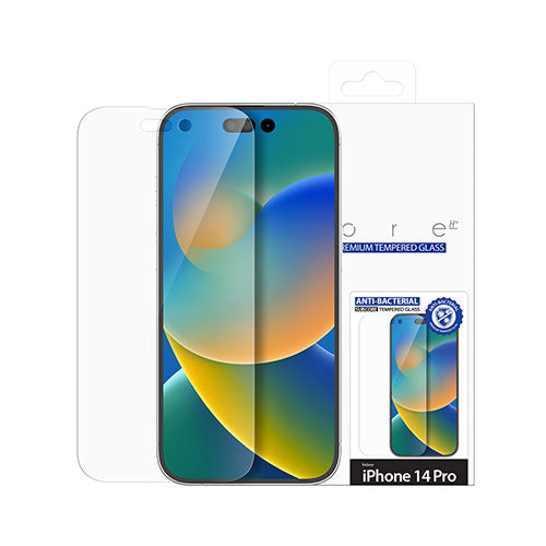 araree 抗菌強化ガラスフィルム SUBCORE for iPhone 14 Pro クリア  AR24692i14P