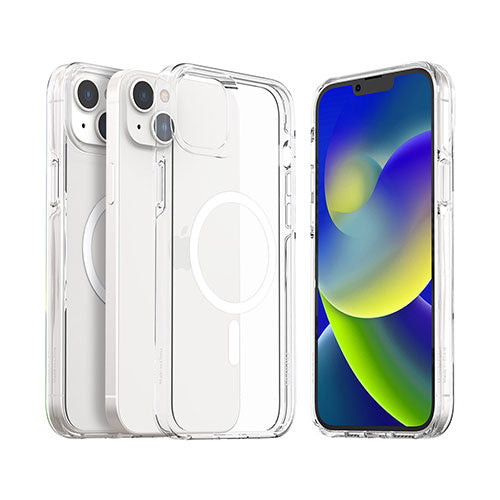 araree MagSafe対応クリアケース DUPLE for iPhone 14 Plus クリア 背面カバー型 AR24696i14M