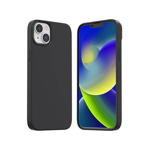 araree MagSafe対応シリコンケースTYPOSKIN for iPhone 14 Plus ブラック 背面カバー型 AR24697i14MBK