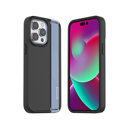 araree ハンドストラップケース BOAT for iPhone 14 Pro Max スカイブルー 背面カバー型 AR24703i14PMBL