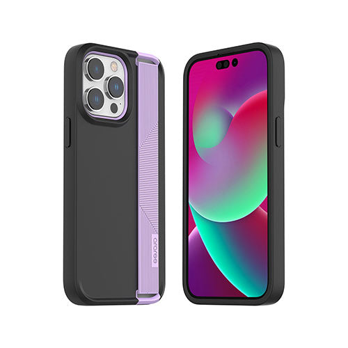 araree ハンドストラップケース BOAT for iPhone 14 Pro Max ライトパープル 背面カバー型 AR24704i14PMPL