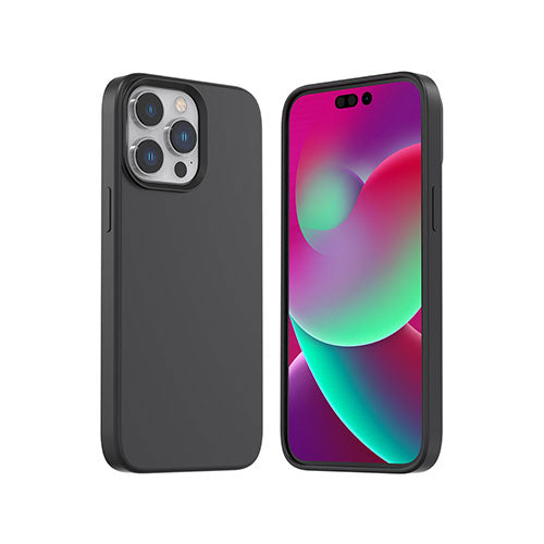 araree MagSafe対応シリコンケース TYPOSKIN for iPhone 14 Pro Max ブラック 背面カバー型 AR24706i14PMBK
