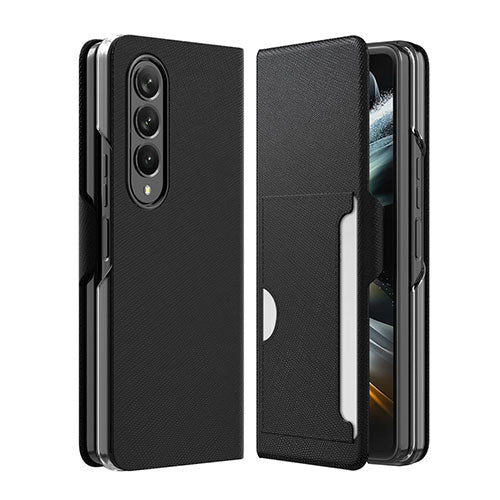 araree Galaxy Z Fold 4 カードスロット付きBonnet C Diary ブラック AR24767GZFD3BK