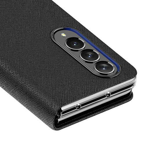 araree Galaxy Z Fold 4 カードスロット付きBonnet C Diary ブラック AR24767GZFD3BK