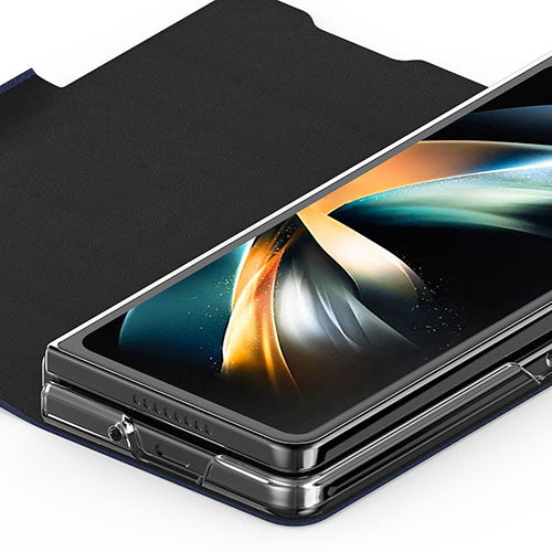 araree Galaxy Z Fold 4 カードスロット付きBonnet C Diary ブラック AR24767GZFD3BK