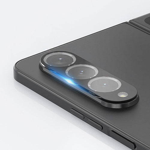 araree Galaxy Z Fold 4 C-SUB Core カメラ専用強化ガラスフィルム(2枚入り)ブラック AR24771GZFD3