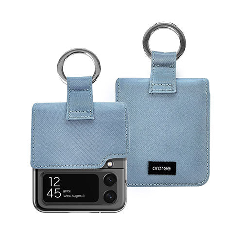 araree Galaxy Z Flip 4 Ring Diary スカイブルー AR24787GZFP3BL