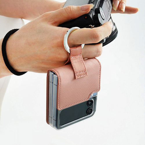 araree Galaxy Z Flip 4 Ring Diary インディピンク AR24788GZFP3PK