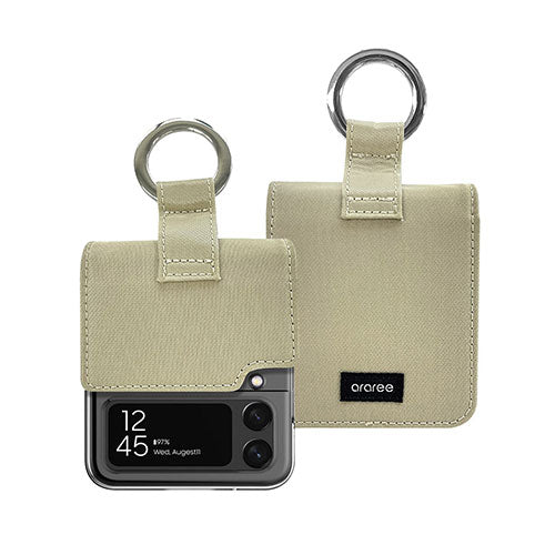 araree Galaxy Z Flip 4 Ring Diary ベージュ AR24789GZFP3BG