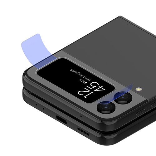araree Galaxy Z Flip 4 CORE カバーディスプレイ用強化ガラスフィルム クリア AR24790GZFP3