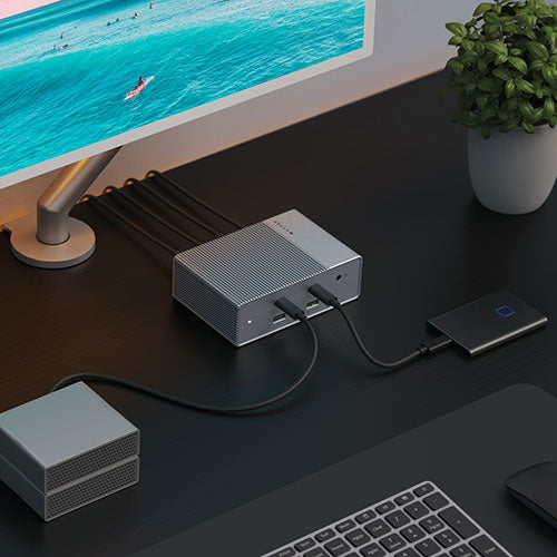 Hyper HyperDrive GEN2 15-in-1 USB-C ドッキングステーション (150W DCアダプタ付き) HP-HDG215