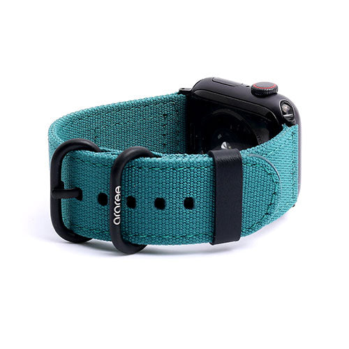 araree SOFT WOVEN STRAP for Apple Watch 41/40/38mm グリーン AR25017AW