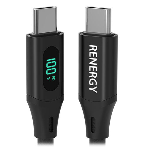 araree RENERGY LEDデジタルディスプレス付き100W C to C ケーブル(1.2m) AR25018