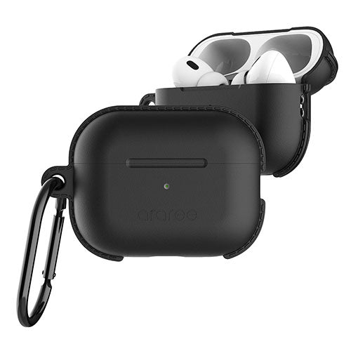 araree ソフトケース POPS for AirPods Pro(第2/1世代) ブラック AR25039APP2