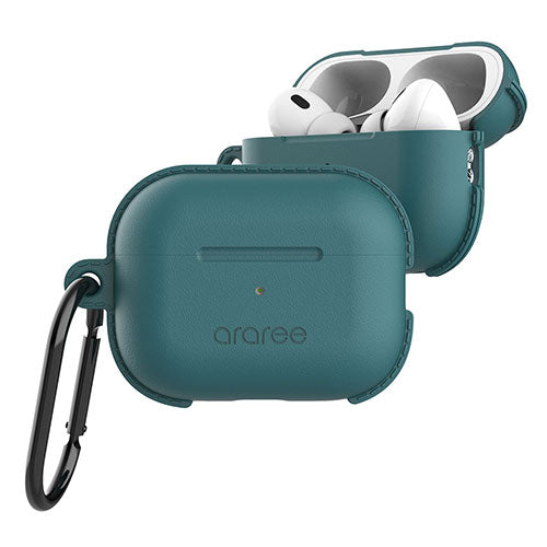araree ソフトケース POPS for AirPods Pro(第2/1世代) フォレストブルー AR25041APP2
