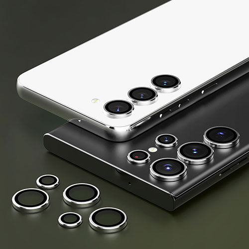 araree アラリー Galaxy S23 カメラ専用強化ガラスフィルム C-SUB CORE メタルリング AR25102S23