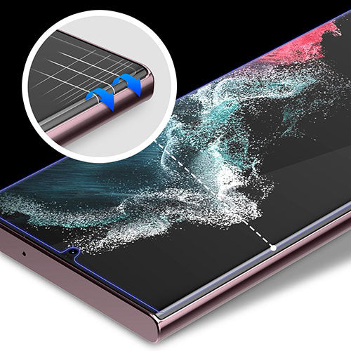 araree アラリー Galaxy S23 Ultra 全画面保護フィルム Pure Diamond (2枚入り)  クリア AR25112S23U