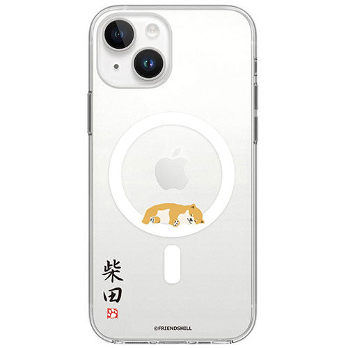 abbi FRIENDS アビィフレンズ 公式ライセンス品 しばたさんMagSafe対応クリアケース for iPhone 15 昼寝 ABF25337i15