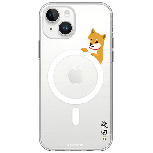 abbi FRIENDS アビィフレンズ 公式ライセンス品 しばたさんMagSafe対応クリアケース for iPhone 15 柵の向こう ABF25338i15