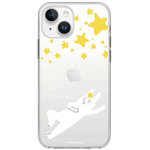 abbi FRIENDS アビィフレンズ 公式ライセンス品 なにもしないうさぎソフトクリアケース for iPhone 15 星降る空ですがなにもしません ABF25347i15
