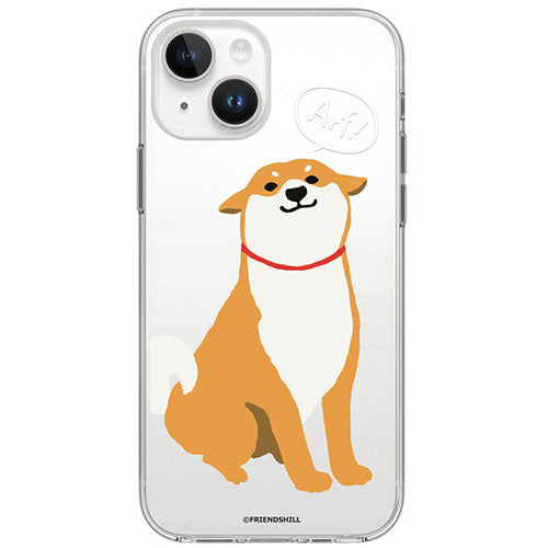 abbi FRIENDS アビィフレンズ 公式ライセンス品 しばたさんソフトクリアケース for iPhone 15 おしゃべりしばたさん ABF25349i15