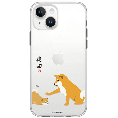 abbi FRIENDS アビィフレンズ 公式ライセンス品 しばたさんソフトクリアケース for iPhone 15 子犬 ABF25351i15