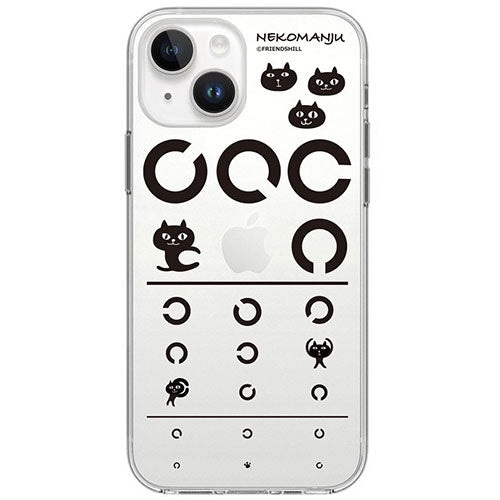 abbi FRIENDS アビィフレンズ 公式ライセンス品 ネコマンジュウソフトクリアケース for iPhone 15 マンジュウアイズ ABF25355i15