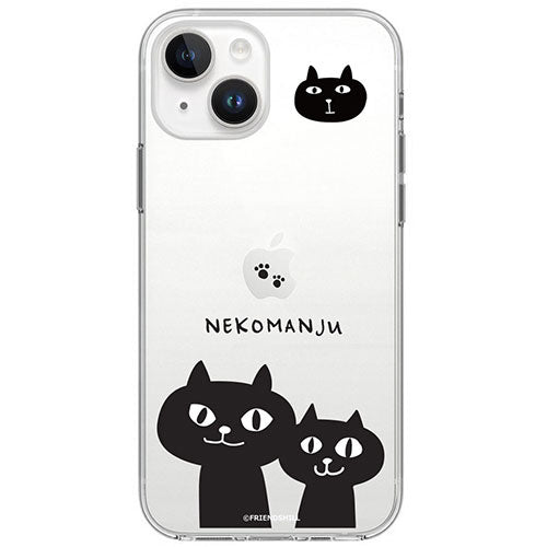 abbi FRIENDS アビィフレンズ 公式ライセンス品 ネコマンジュウソフトクリアケース for iPhone 15 たまにはコンビで ABF25357i15