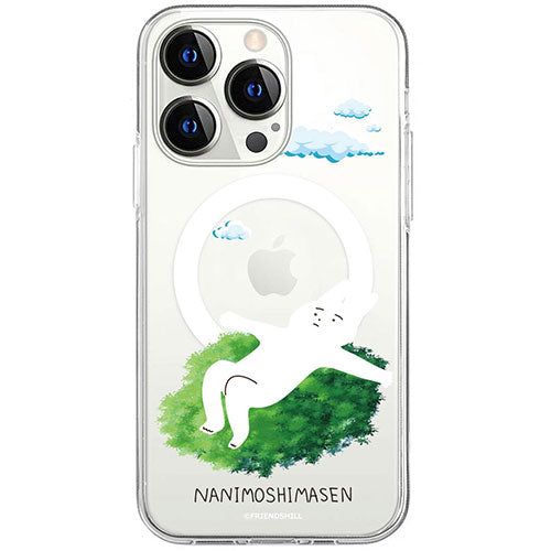 abbi FRIENDS アビィフレンズ 公式ライセンス品 なにもしないうさぎMagSafe対応クリアケース for iPhone 15 Pro お出かけしましたがなにもしません ABF25366i15PR