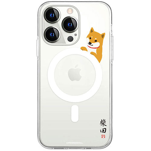 abbi FRIENDS アビィフレンズ 公式ライセンス品 しばたさんMagSafe対応クリアケース for iPhone 15 Pro 柵の向こう ABF25371i15PR