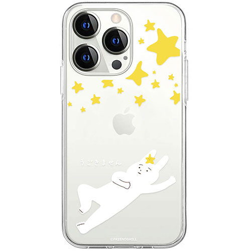 abbi FRIENDS アビィフレンズ 公式ライセンス品 なにもしないうさぎソフトクリアケース for iPhone 15 Pro 星降る空ですがなにもしません ABF25380i15PR