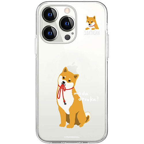 abbi FRIENDS アビィフレンズ 公式ライセンス品 しばたさんソフトクリアケース for iPhone 15 Pro お散歩まだですか ABF25381i15PR