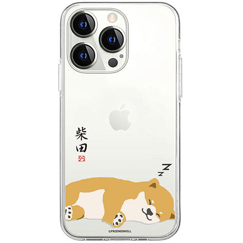 abbi FRIENDS アビィフレンズ 公式ライセンス品 しばたさんソフトクリアケース for iPhone 15 Pro 昼寝 ABF25385i15PR