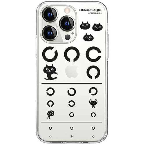 abbi FRIENDS アビィフレンズ 公式ライセンス品 ネコマンジュウソフトクリアケース for iPhone 15 Pro マンジュウアイズ ABF25388i15PR