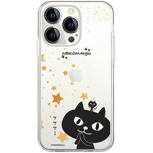 abbi FRIENDS アビィフレンズ 公式ライセンス品 ネコマンジュウソフトクリアケース for iPhone 15 Pro 星に願いを ABF25391i15PR