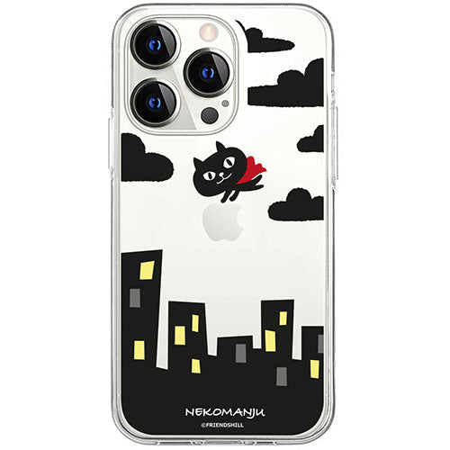 abbi FRIENDS アビィフレンズ 公式ライセンス品 ネコマンジュウソフトクリアケース for iPhone 15 Pro 赤いマント ABF25393i15PR