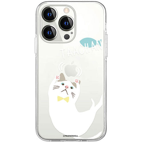 abbi FRIENDS アビィフレンズ 公式ライセンス品 ターチャンソフトクリアケース for iPhone 15 Pro 魚とターチャン ABF25397i15PR
